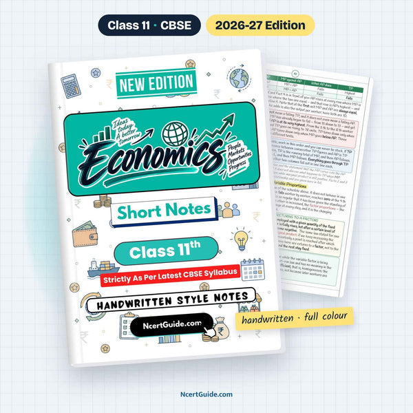 Class 11 Economics Short Notes 2026-27