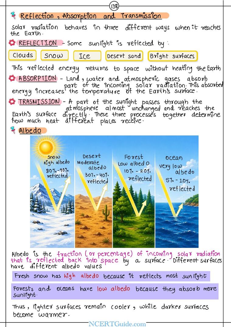 Class 9 Science (Exploration) Chapter 13: Earth as a System: Energy, Matter and Life – real page from the NCERT Guide book