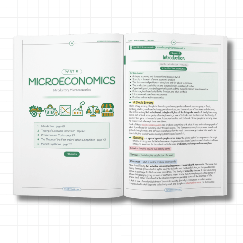Class 11 Economics Short Notes 2026-27