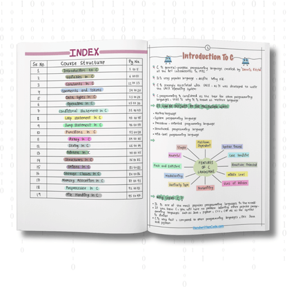 C Simplified Handwritten Notes