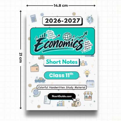 Class 11 Economics Short Notes 2026-27
