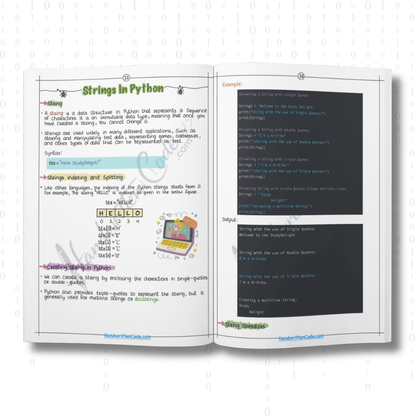 Python Simplified Handwritten Notes