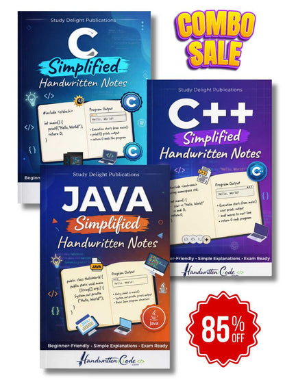 C Simplified Handwritten Notes