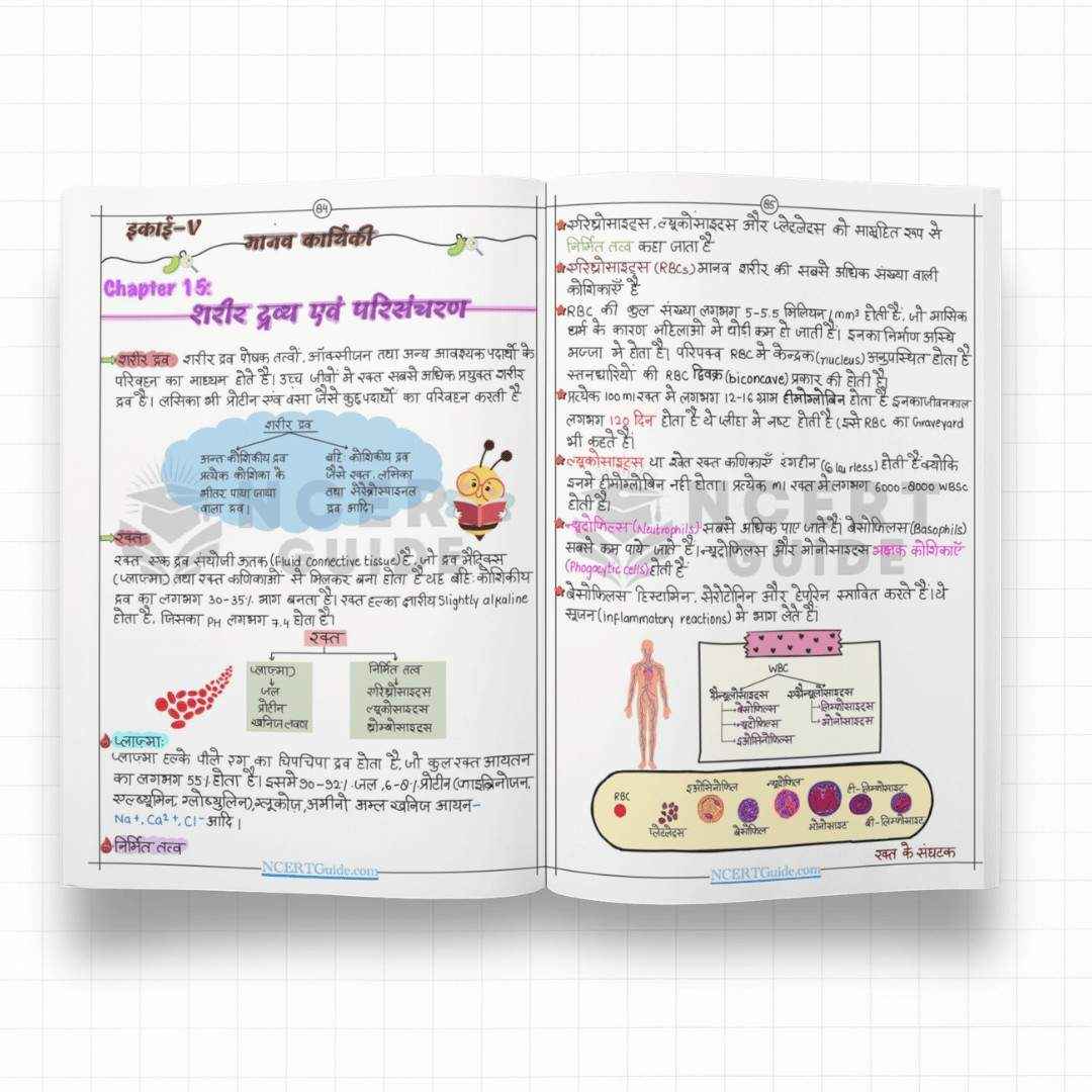 NEET Biology(Jeev Vigyaan) Short Notes - Hindi Medium - Ncert Guide