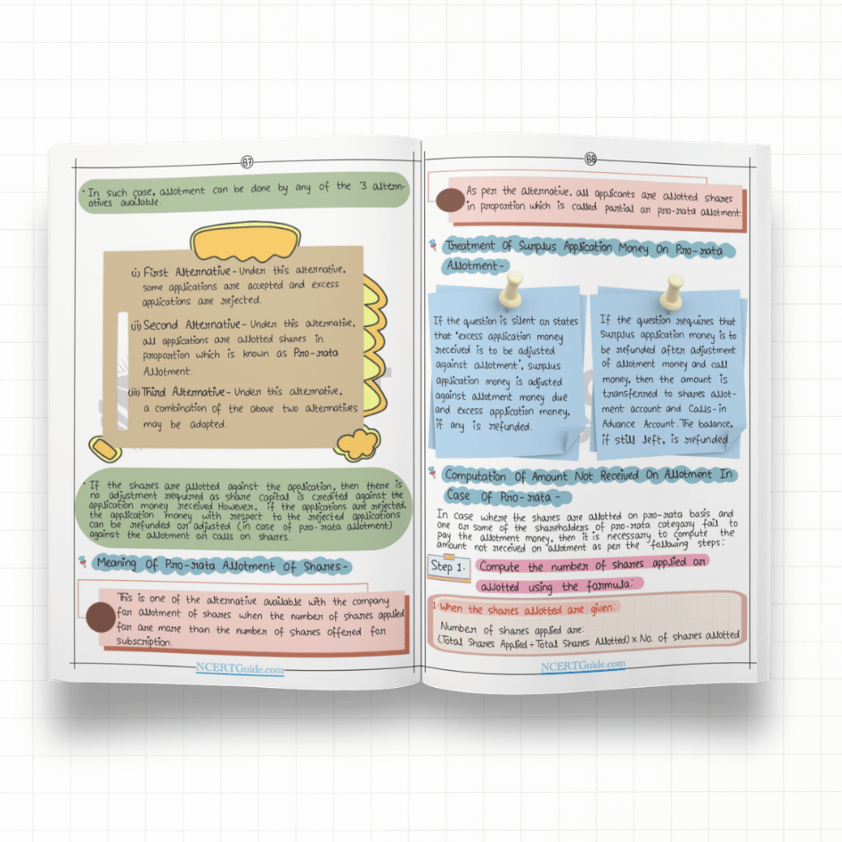 Class 12 Accountancy Short Notes 2026-27 - Ncert Guide