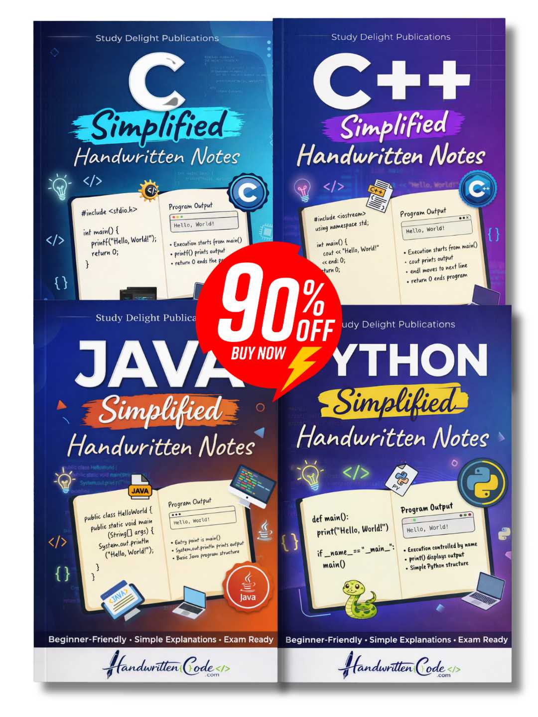 Java Simplified Handwritten Notes