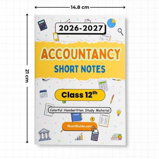 Class 12 Accountancy Short Notes 2026-27