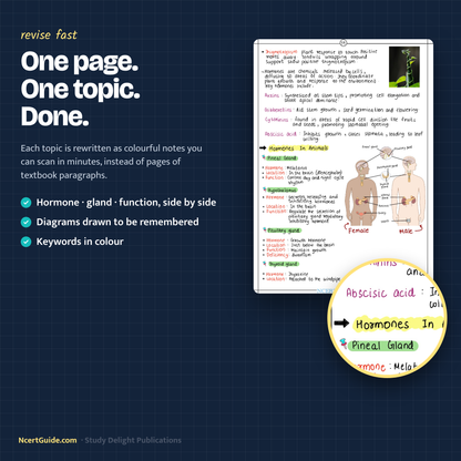 Class 10 Science Short Notes 2026-27 – one page one topic sample