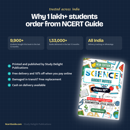 Class 10 Science Short Notes 2026-27 – why students order from NcertGuide