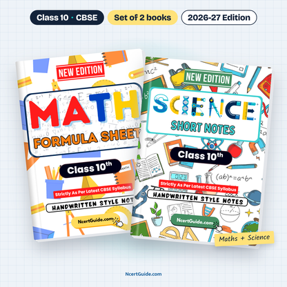 Class 10 Science Short Notes 2026-27 – Maths + Science set