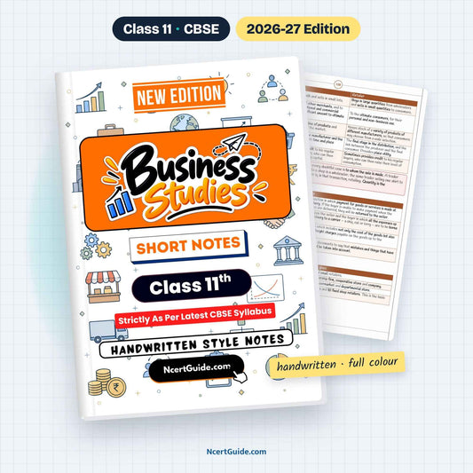 Class 11 Business Studies Short Notes 2026-27