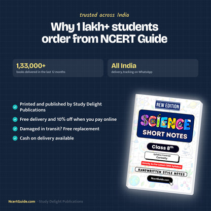 Class 8 Science Short Notes 2026-27 – why students order from NcertGuide