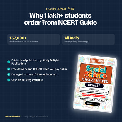 Class 8 Social Science Short Notes 2026-27 – why students order from NcertGuide