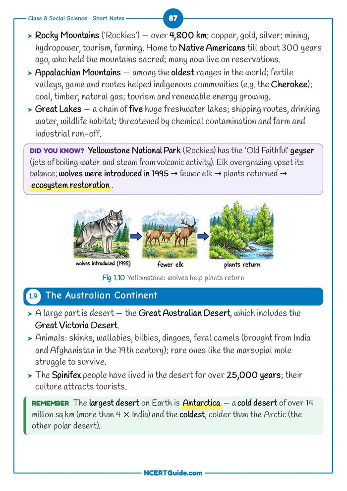 Class 8 Social Science Short Notes 2026-27 – inside page 6