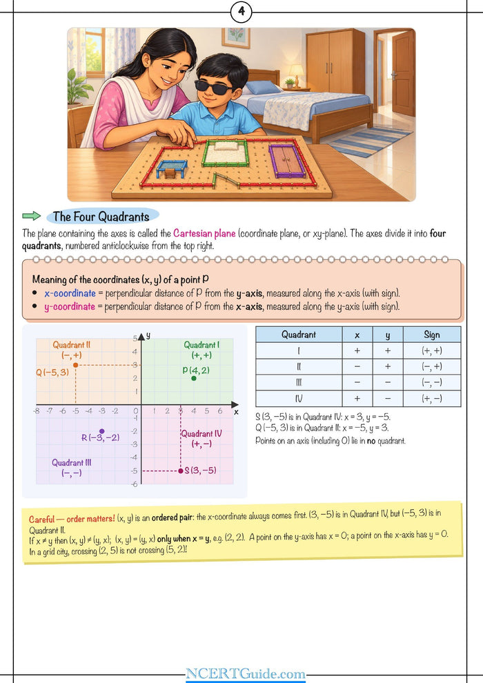 Class 9 Maths Formula Sheet 2026-27 – inside page 3