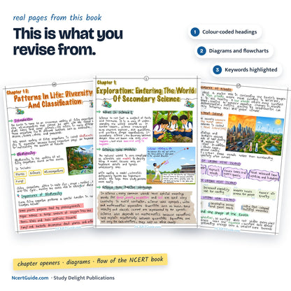 Class 9 Science Short Notes 2026-27 – real inside pages
