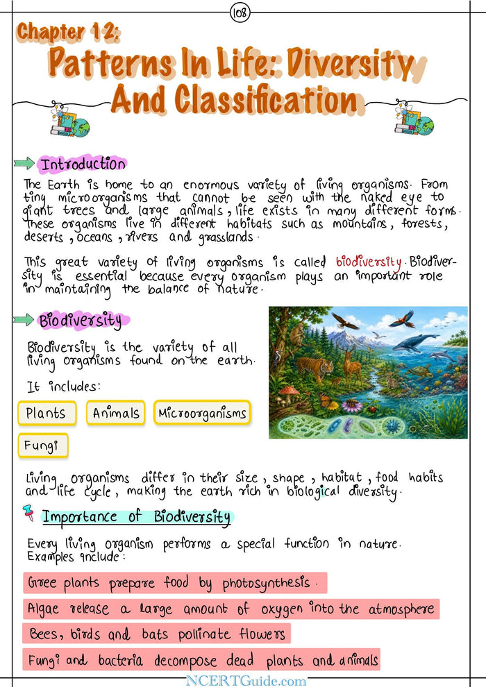 Class 9 Science Short Notes 2026-27 – inside page 5
