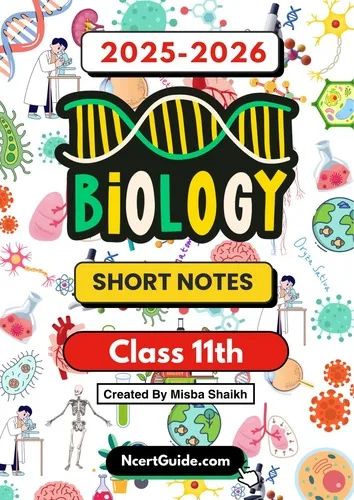 Class 11th Biology Short Notes 2025-26 | Digital eBook (PDF)