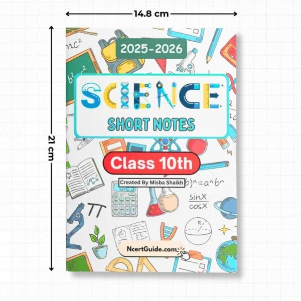 Class 10 Science Short Notes 2025-2026 | Printed Book