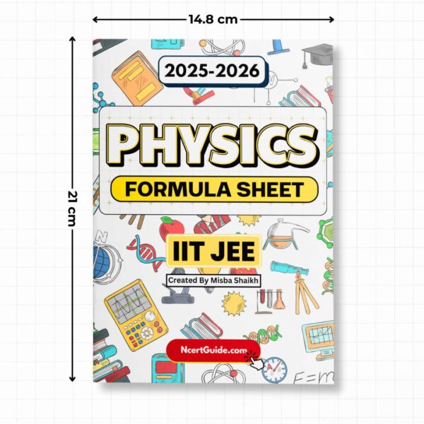 IIT JEE Physics Formula Sheet 2025-26 | Printed Book