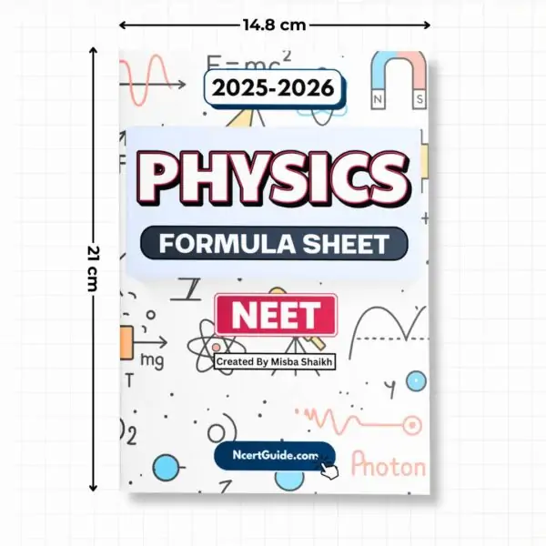 NEET Physics Formula Sheet 2025-26 | Printed Book